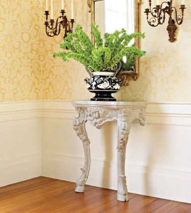 Thibaut Harvard Damask Metallic on Brown 839T6026  tapéta - Paisley Home