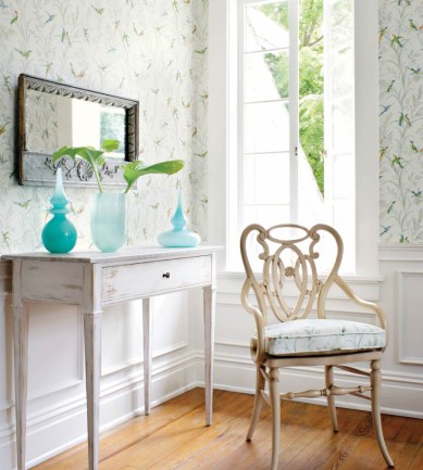 Thibaut Augustine Aqua T4728  tapéta - Paisley Home