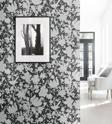 Anna French Garden Silhouette Neutral tapéta - Paisley Home