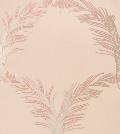 Anna French Plumes Metallic Blush tapéta - Paisley Home