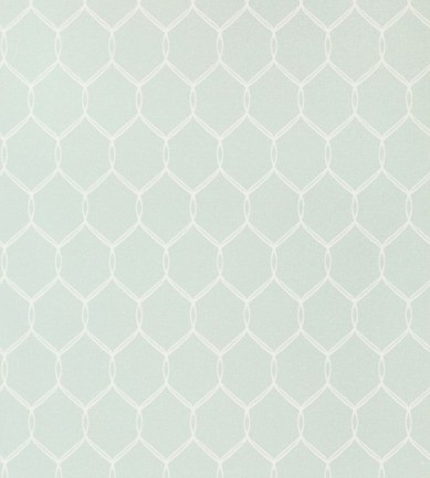 Anna French Leland Trellis Aqua tapéta - Paisley Home