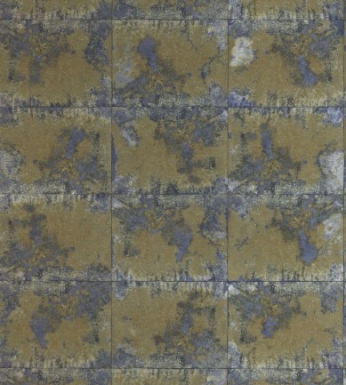 Anthology Oxidise Sapphire-Brass tapéta - Paisley Home