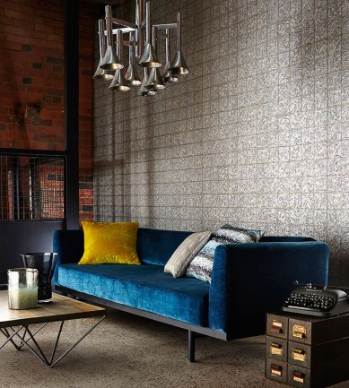 Anthology Cilium Stone-Ecru tapéta - Paisley Home