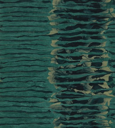Anthology Ripple Stripe Emerald-Kingfisher tapéta