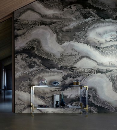 Anthology Obsidian Panel A Blue John tapéta - Paisley Home