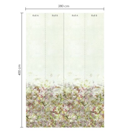 Black Edition Breathe Wall Panel Wild Flower tapéta - Paisley Home