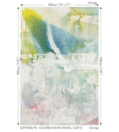 Black Edition Celebration Panel Left textil - Paisley Home