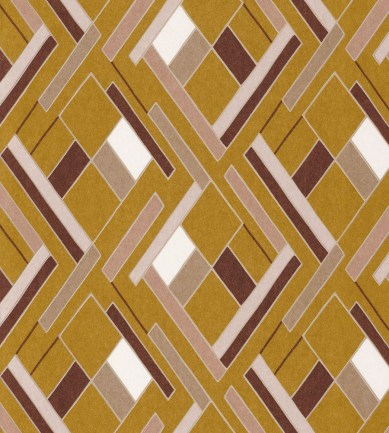 Casamance Shapes Moutarde tapéta
