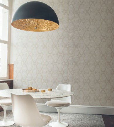 Casamance Pavilion White tapéta - Paisley Home