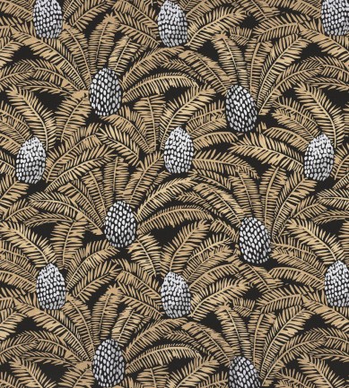 Casamance Palmeta Noir tapéta