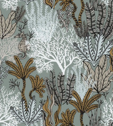 Casamance Posidonie Celadon tapéta