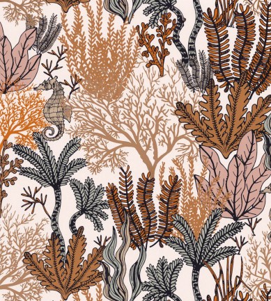 Casamance Posidonie Terracotta tapéta