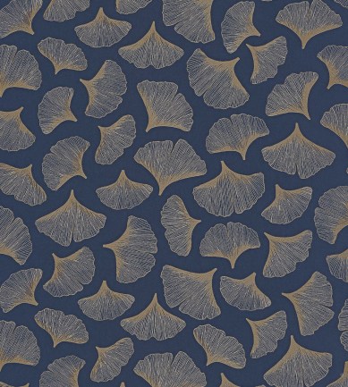 Casamance Ginkgo Marine tapéta