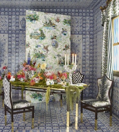 Christian Lacroix Groussay Vert Buis textil - Paisley Home