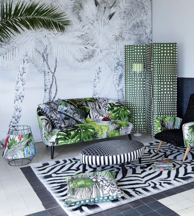 Christian Lacroix Santo Sospir Bougainvillier textil - Paisley Home