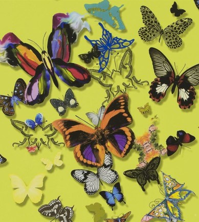 Christian Lacroix Butterfly Parade Safran tapéta - Paisley Home