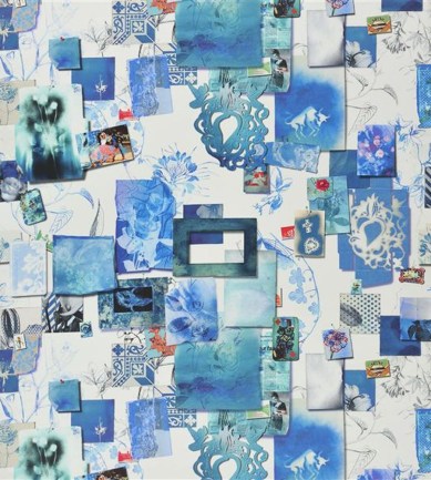 Christian Lacroix Follete Bleu de Roi textil - Paisley Home