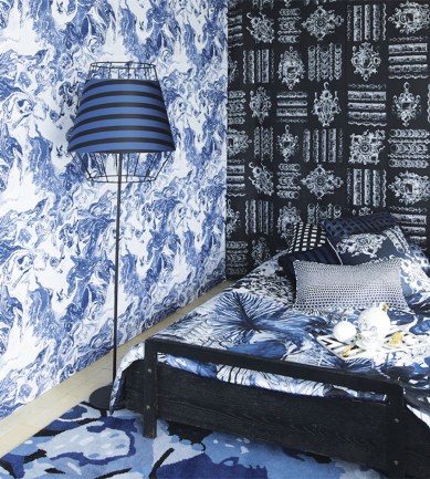 Christian Lacroix La Main Au Collet Bougainvillier tapéta - Paisley Home