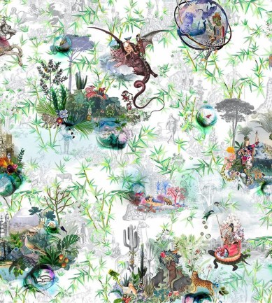 Christian Lacroix Reveries Vert Buis tapéta - Paisley Home