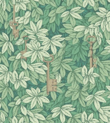 Cole and Son Chiavi Segrete Leaf Green tapéta