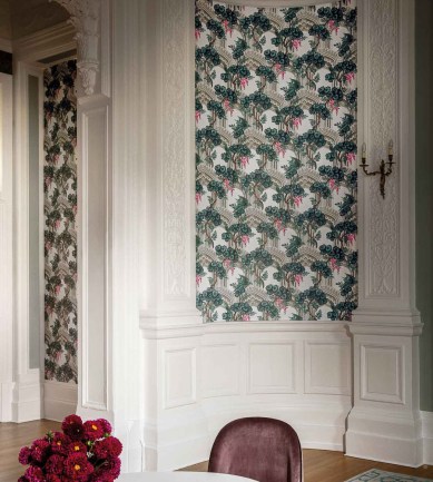 Cole & Son Babylon Teal/Pink tapéta - Paisley Home