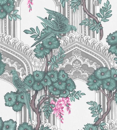 Cole & Son Babylon Teal/Pink tapéta - Paisley Home