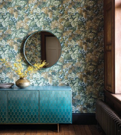 Cole & Son Royal Fernery Khaki/Blue tapéta - Paisley Home