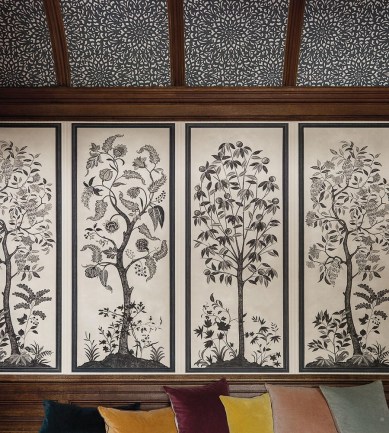Cole & Son Trees of Eden Eternity Charcoal/Parchment tapéta - Paisley Home