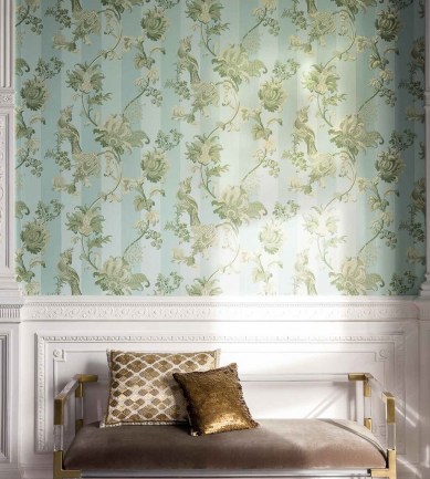 Cole & Son Zerzura Duck Egg/Olive tapéta - Paisley Home