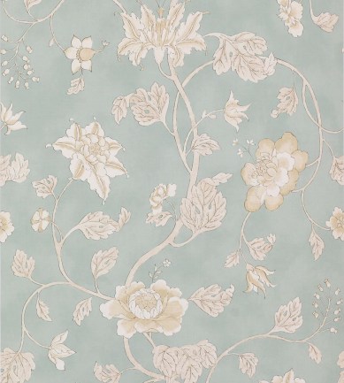 Colefax and Fowler Lotus Trail Aqua tapéta - Paisley Home
