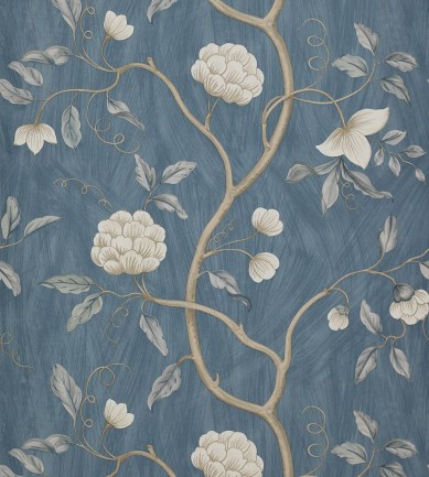 Colefax and Fowler Snow Tree Blue tapéta - Paisley Home