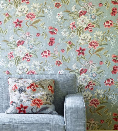 Colefax and Fowler Celestine Red tapéta - Paisley Home