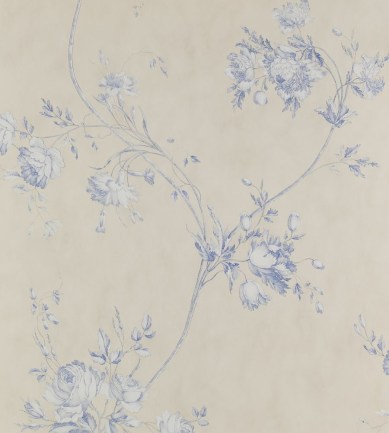 Colefax and Fowler Darcy Blue tapéta - Paisley Home