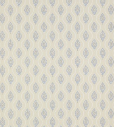 Colefax and Fowler Verity Blue-Cream tapéta - Paisley Home
