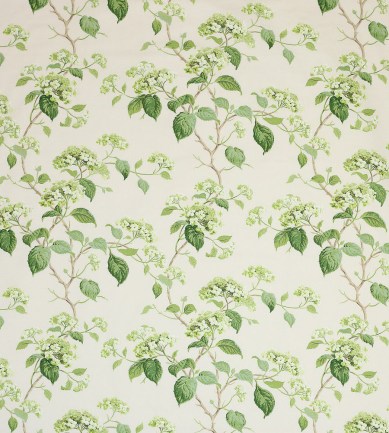 Colefax and Fowler Summerby Cotton Leaf Green textil