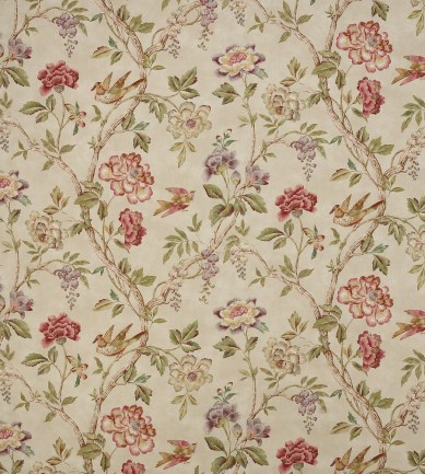 Colefax and Fowler Leonora Red-Green textil