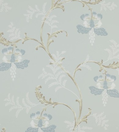 Colefax and Fowler Bellflower Aqua tapéta - Paisley Home