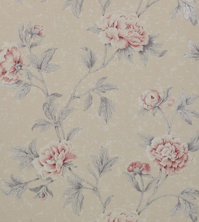 Colefax and Fowler Karina Pink-Silver tapéta - Paisley Home
