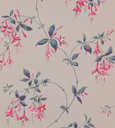 Colefax and Fowler Octavia Pink-Teal tapéta - Paisley Home