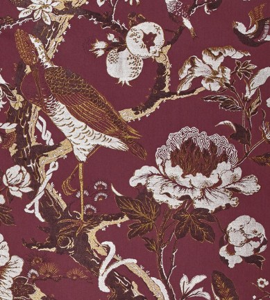 Dedar Silkbird Jacquard 2 Purple Lac luxus textil