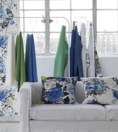 Designers Guild Brera Lino Lapis textil - Paisley Home