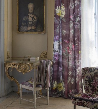 Designers Guild Caprifoglio Grande Damson textil - Paisley Home