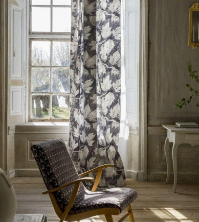 Designers Guild Fresco Leaf Graphite textil - Paisley Home