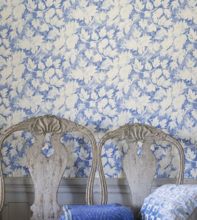 Designers Guild Fresco Leaf Silver tapéta - Paisley Home