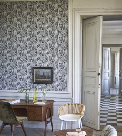 Designers Guild Delahaye Slate tapéta - Paisley Home