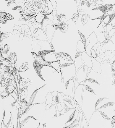 Designers Guild Sibylla Garden Black/White tapéta - Paisley Home