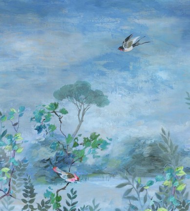 Designers Guild Giardino Segreto Scene 2 Delft tapéta