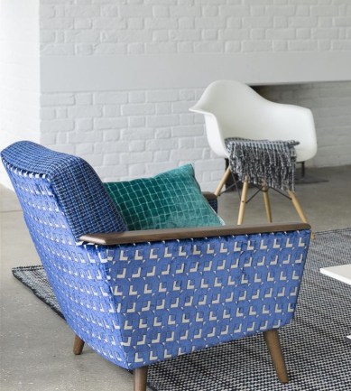 Designers Guild Pugin Indigo textil - Paisley Home