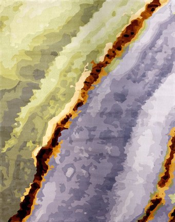 Ferreira de Sa The Sea Minerals Serpentine szőnyeg - Paisley exkluzív lakberendezés