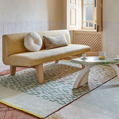 GAN Rugs Backstitch Busy Green szőnyeg - Paisley Home